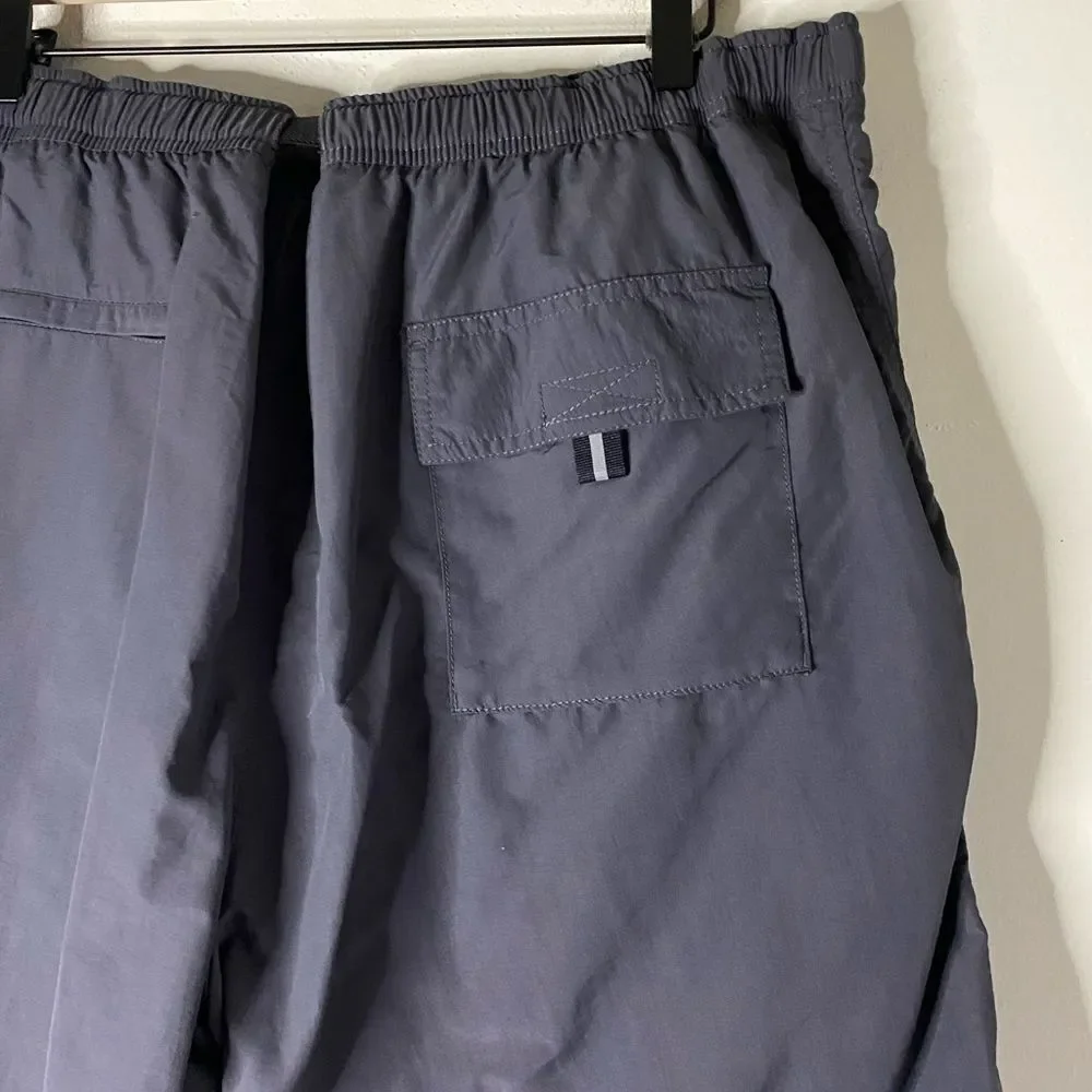 Eddie Bauer Gray Adjustable Waist Belted Shorts Size XL